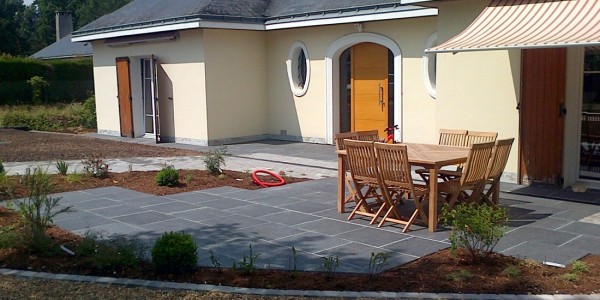 terrasse après l'aménagement