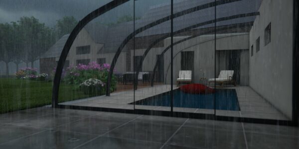 rendu 3D abri piscine